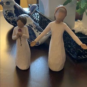 Two Willow Tree Figurines
